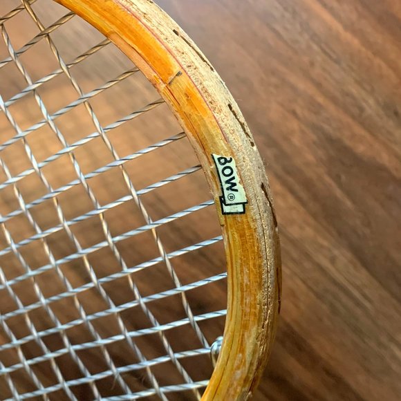 Wilson Vintage Butch Buchholz Signature Wood Tennis Racket With Frame. - Picture 11 of 12